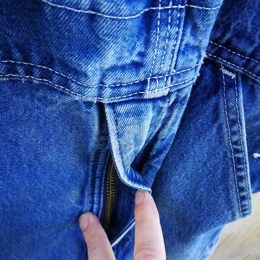 Carhartt Blue Denim Women's Overalls - Picture 8 of 12